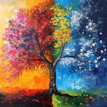 Seasonal Tree Canvas